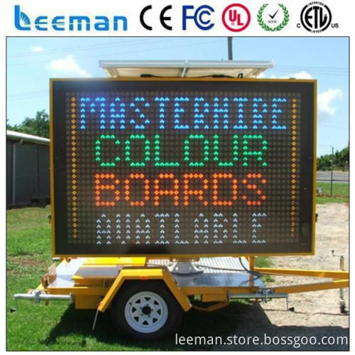 trailer led sign panels single color led display board dy p10 led module